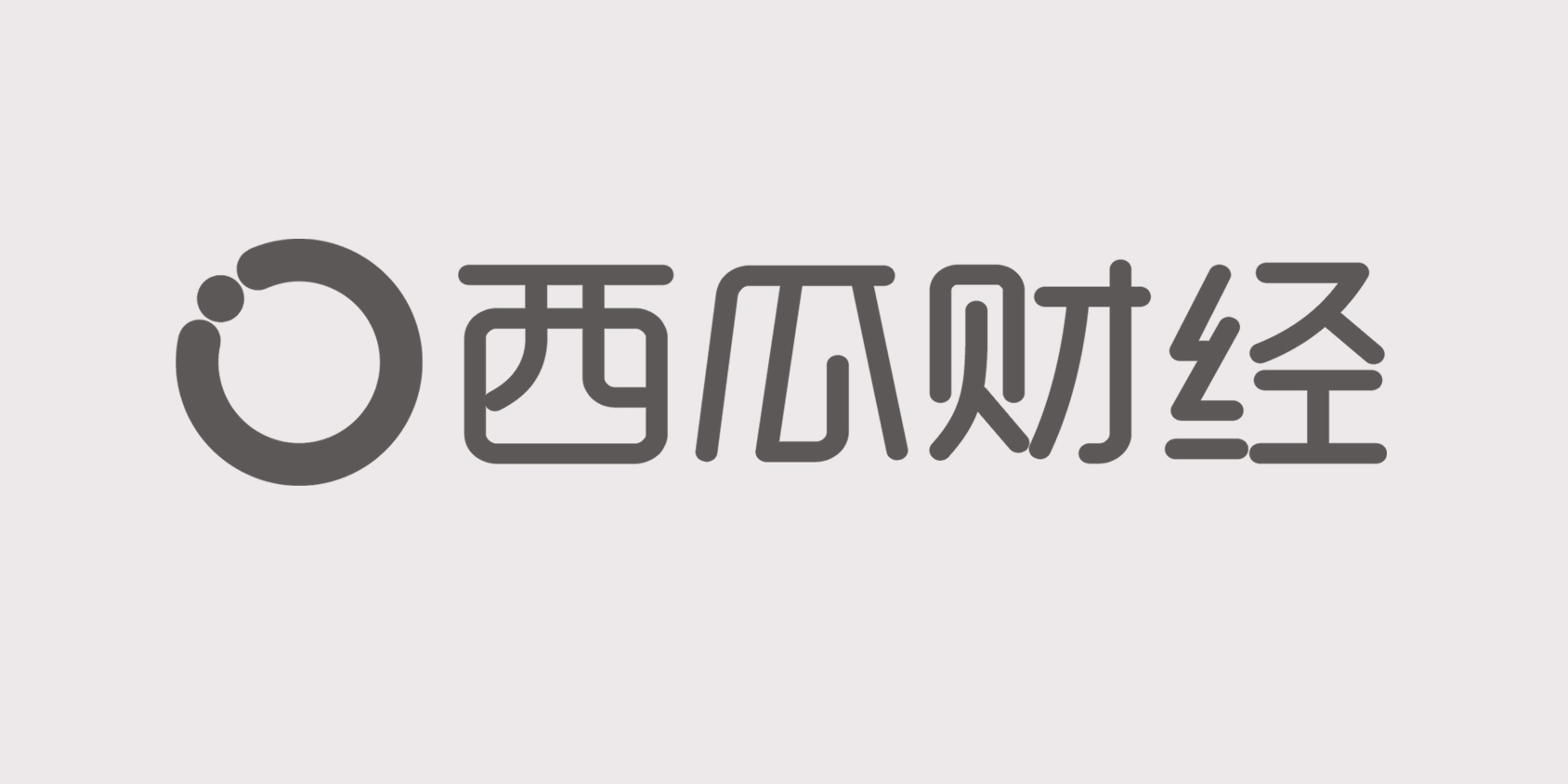 西瓜财经LOGO （灰色）